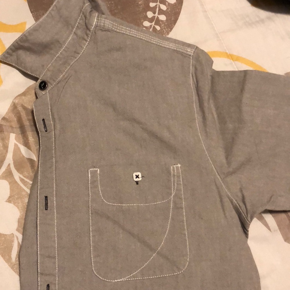 Grey Rusk Button down - Picture 3 of 3